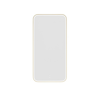 Otti LED Newport 1500mm Gold Metal Frame Mirror Install Horizontal or Vertical