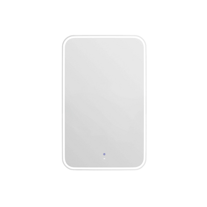 Otti LED Newport 900mm White Metal Frame Mirror Install Horizontal or Vertical