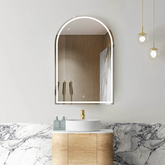 Otti LED Archie Natural Oak Mirror Cabinet 600mm