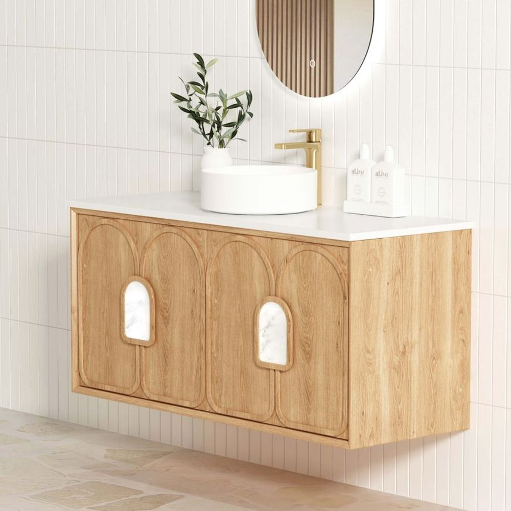 Otti Laguna Mark II 1200mm Woodland Oak Wall Hung Vanity