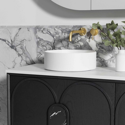 Otti Laguna Mark II 1500mm Black Oak Wall Hung Vanity