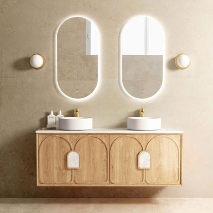Otti Laguna Mark II 1500mm Woodland Oak Wall Hung Vanity