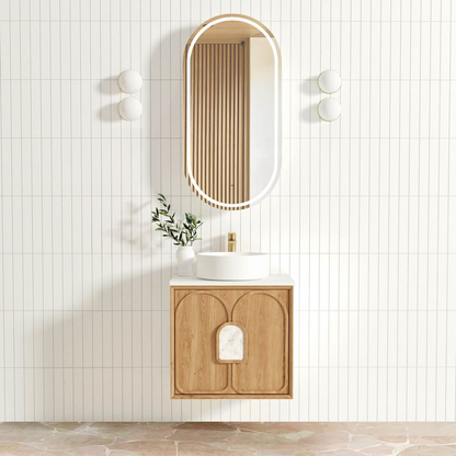 Otti Laguna Mark II 600mm Woodland Oak Wall Hung Vanity
