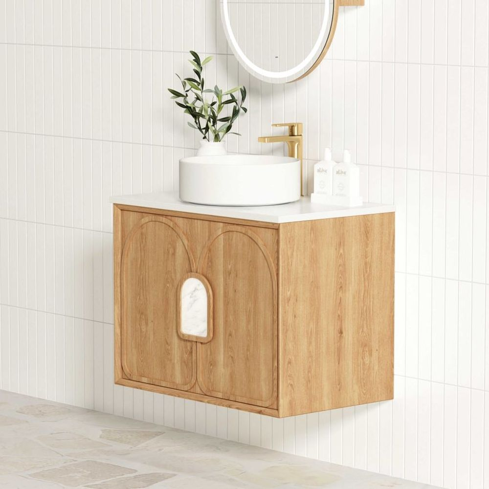 Otti Laguna Mark II 750mm Woodland Oak Wall Hung Vanity