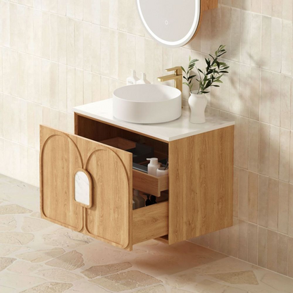 Otti Laguna Mark II 750mm Woodland Oak Wall Hung Vanity