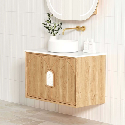 Otti Laguna Mark II 900mm Woodland Oak Wall Hung Vanity