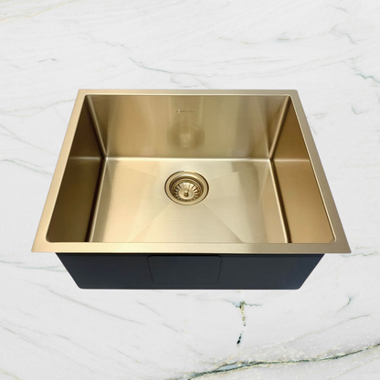 Otti Axon Sink 520x440mm Brushed Gold