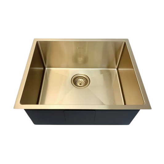 Otti Axon Sink 520x440mm Brushed Gold