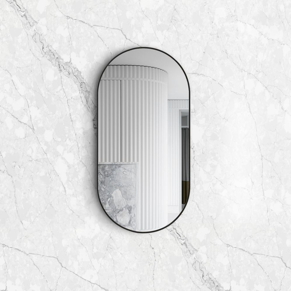 Otti Noosa 1200mm Black Metal Frame Mirror