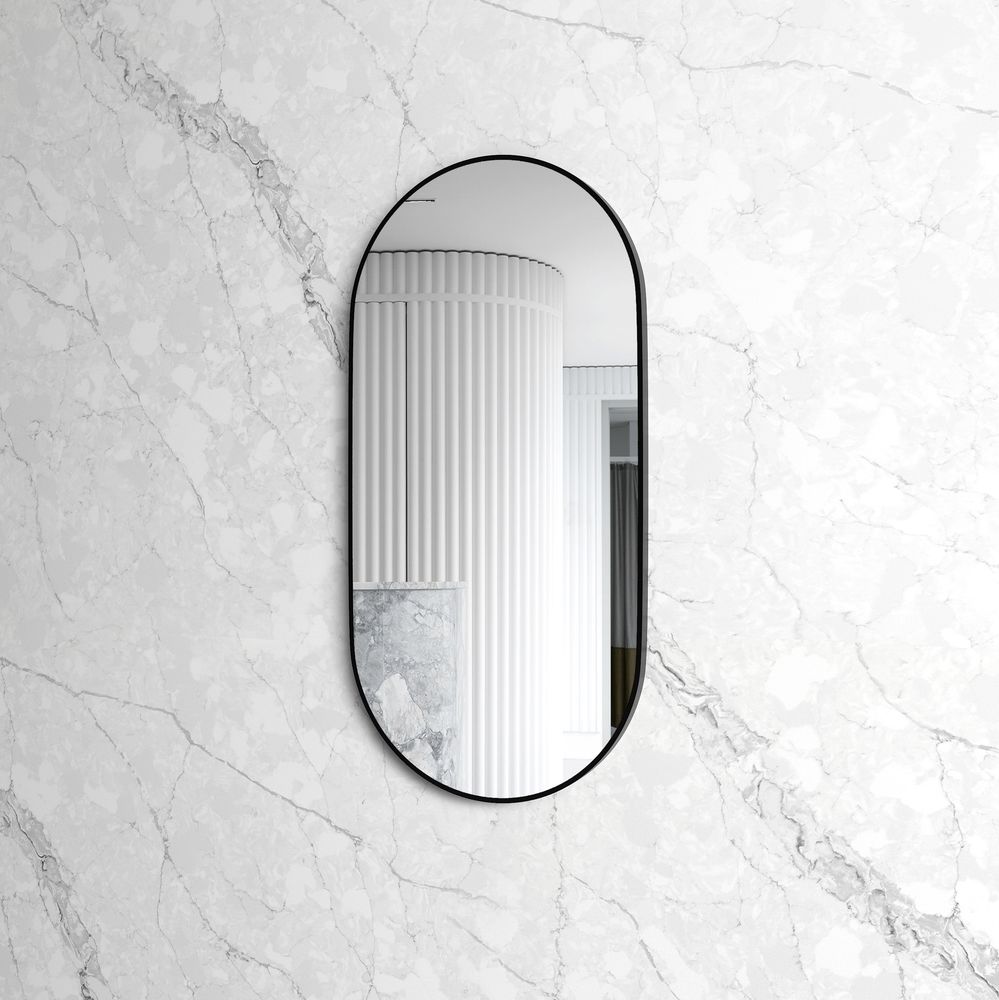 Otti Noosa 1200mm Black Metal Frame Mirror