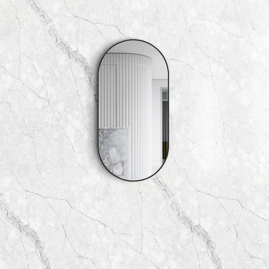 Otti Noosa 900mm Black Metal Frame Mirror