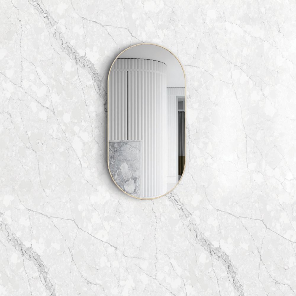 Otti Noosa 900mm Gold Metal Frame Mirror