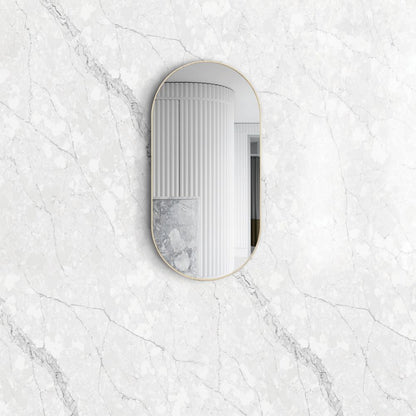 Otti Noosa 900mm Gold Metal Frame Mirror