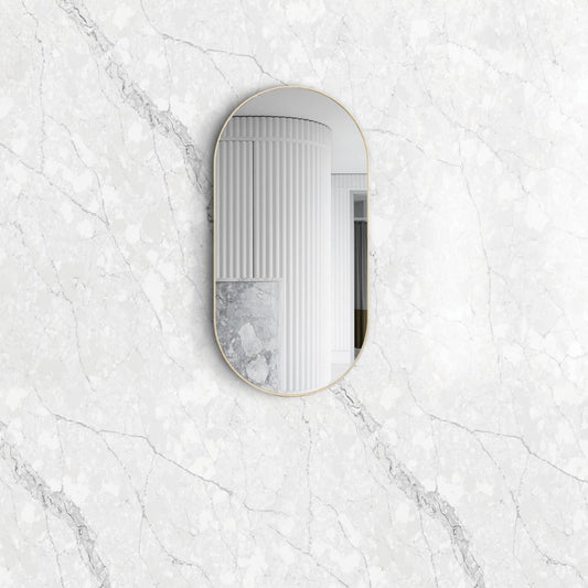 Otti Noosa 900mm Gold Metal Frame Mirror