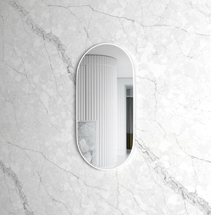 Otti Noosa 900mm White Metal Frame Mirror
