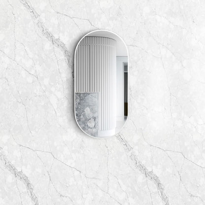 Otti Noosa 900mm White Metal Frame Mirror