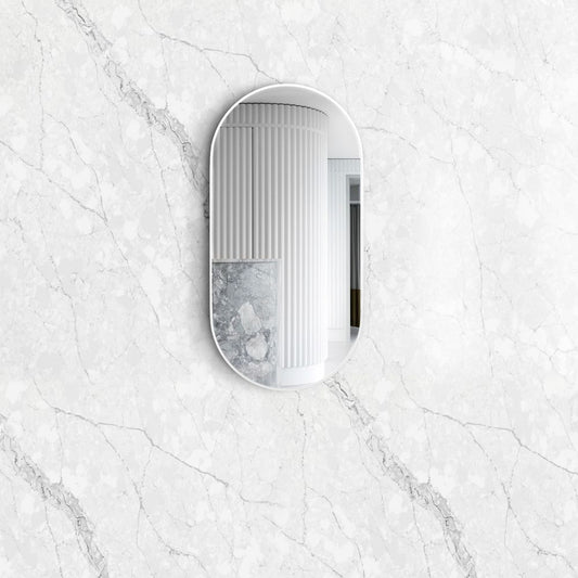Otti Noosa 900mm White Metal Frame Mirror