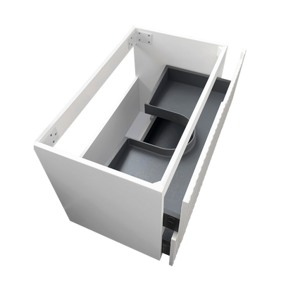 Otti Noosa 750mm Satin White Wall Hung Vanity