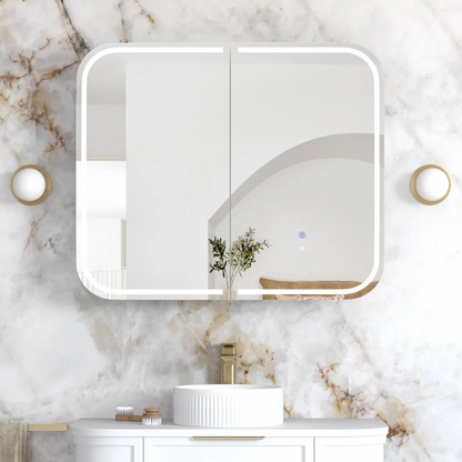 Otti Newport   LED Mirror Cabinet 900mm