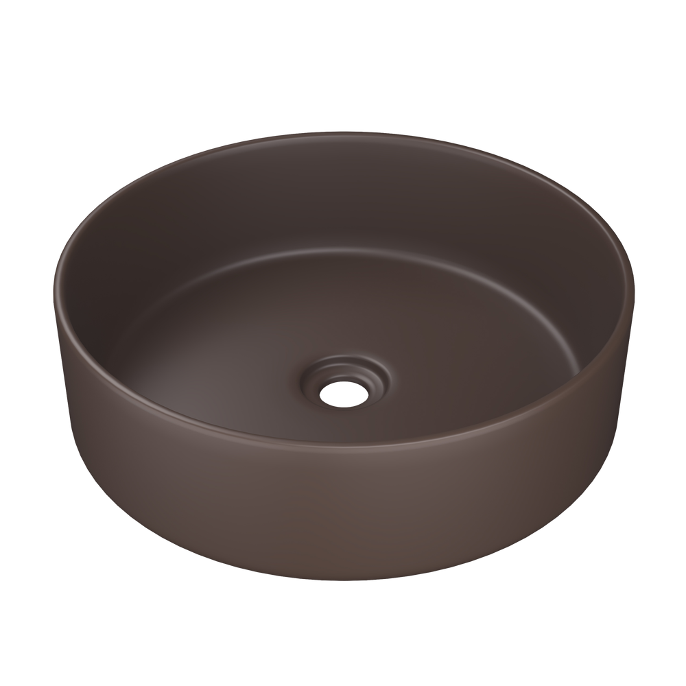 Otti Radius Round 360x360mm Basin Brown