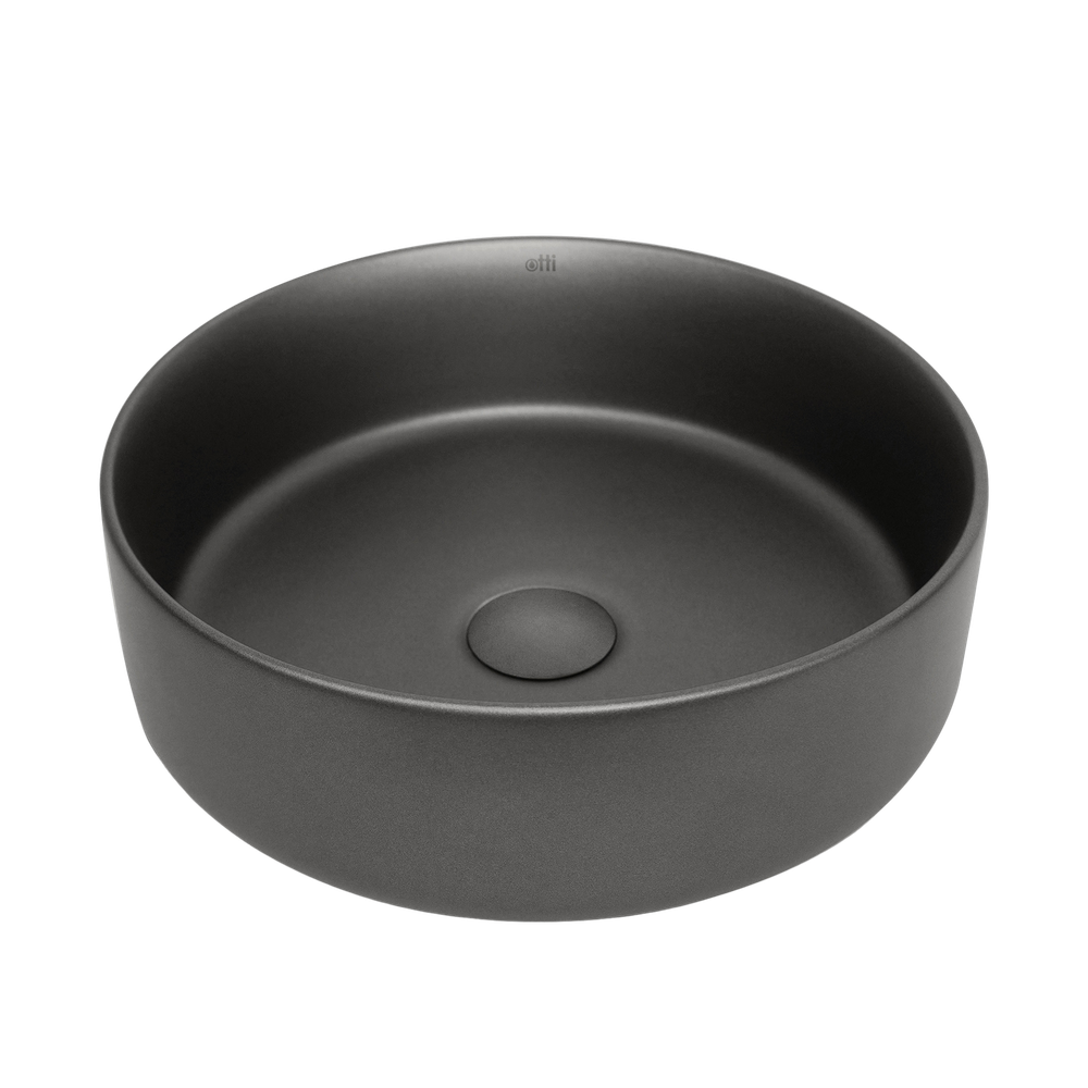 Otti Radius Round 360x360mm Basin Gunmetal