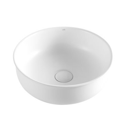 Otti Bronte Round 360x360mm Basin Matte White