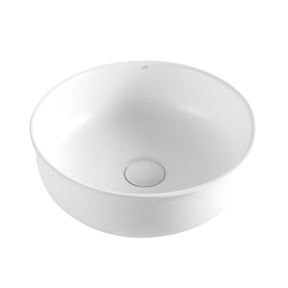 Otti Bronte Round 360x360mm Basin Matte White
