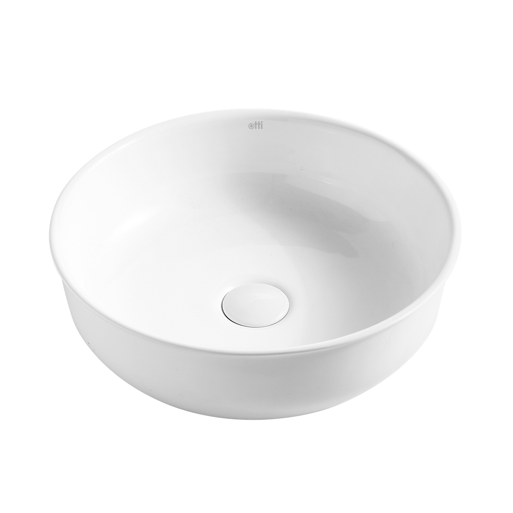 Otti Bronte Round 360x360mm Basin Gloss White