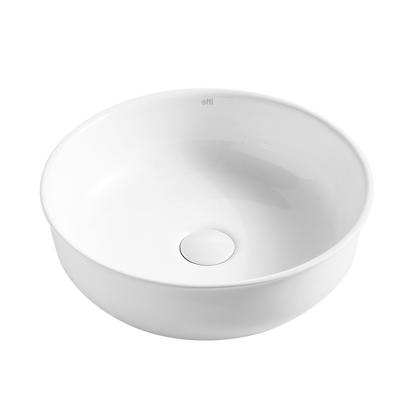Otti Bronte Round 360x360mm Basin Gloss White