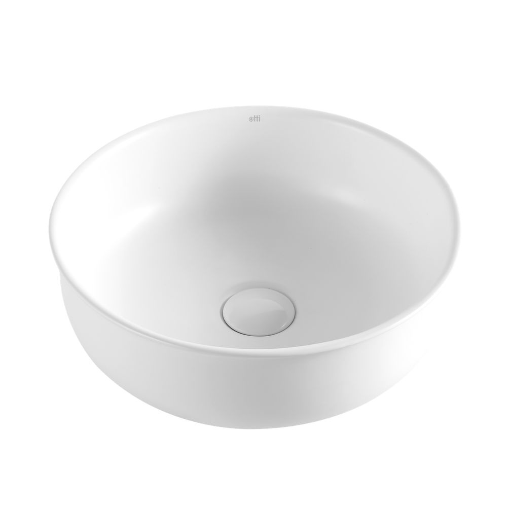 Otti Bronte Round 390x390mm Basin Matte White