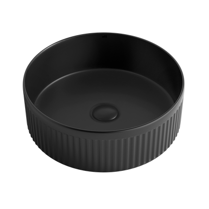 Otti Oxford Round 395x395mm Basin Matte Black