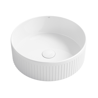 Otti Oxford Round 395x395mm Basin Gloss White