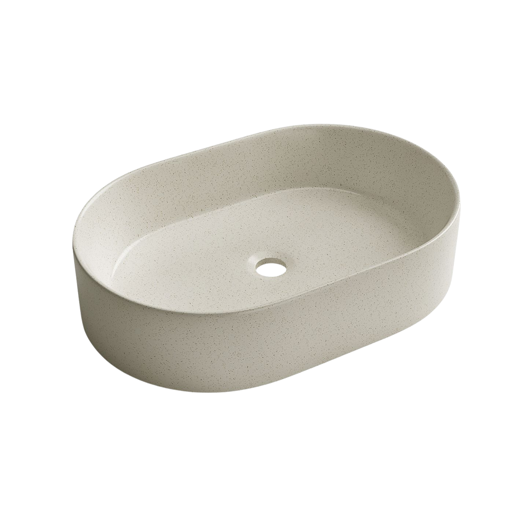 Otti Quay Oval 500x340mm Basin Carbon Grey