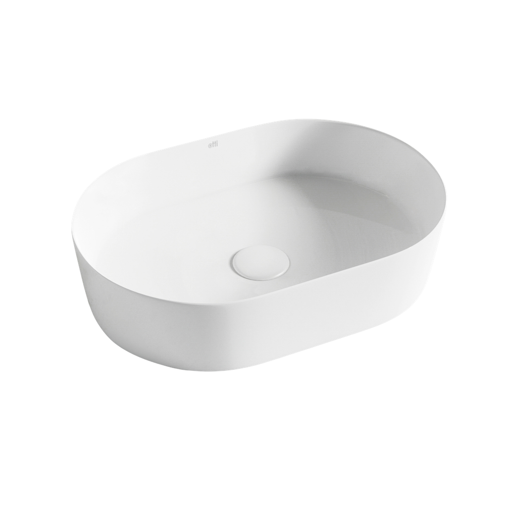 Otti Quay Oval 500x330mm Basin Matte White