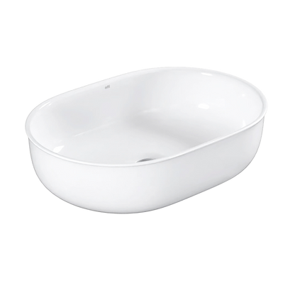 Otti Bronte Oval 500x350mm Basin Gloss White