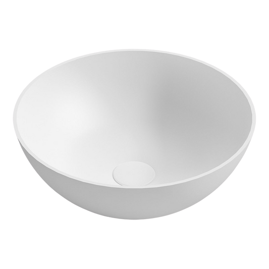Otti London Solid Surface Basin 400 x 150mm Matte White