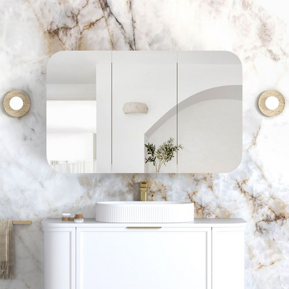 Otti Newport 1200x750mm Shaving Cabinet White
