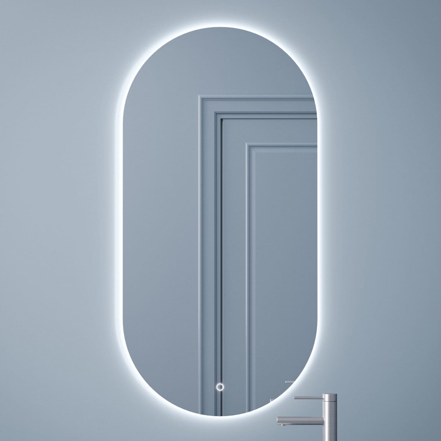 Oval Cool Light LED Mirror - Reno Spares