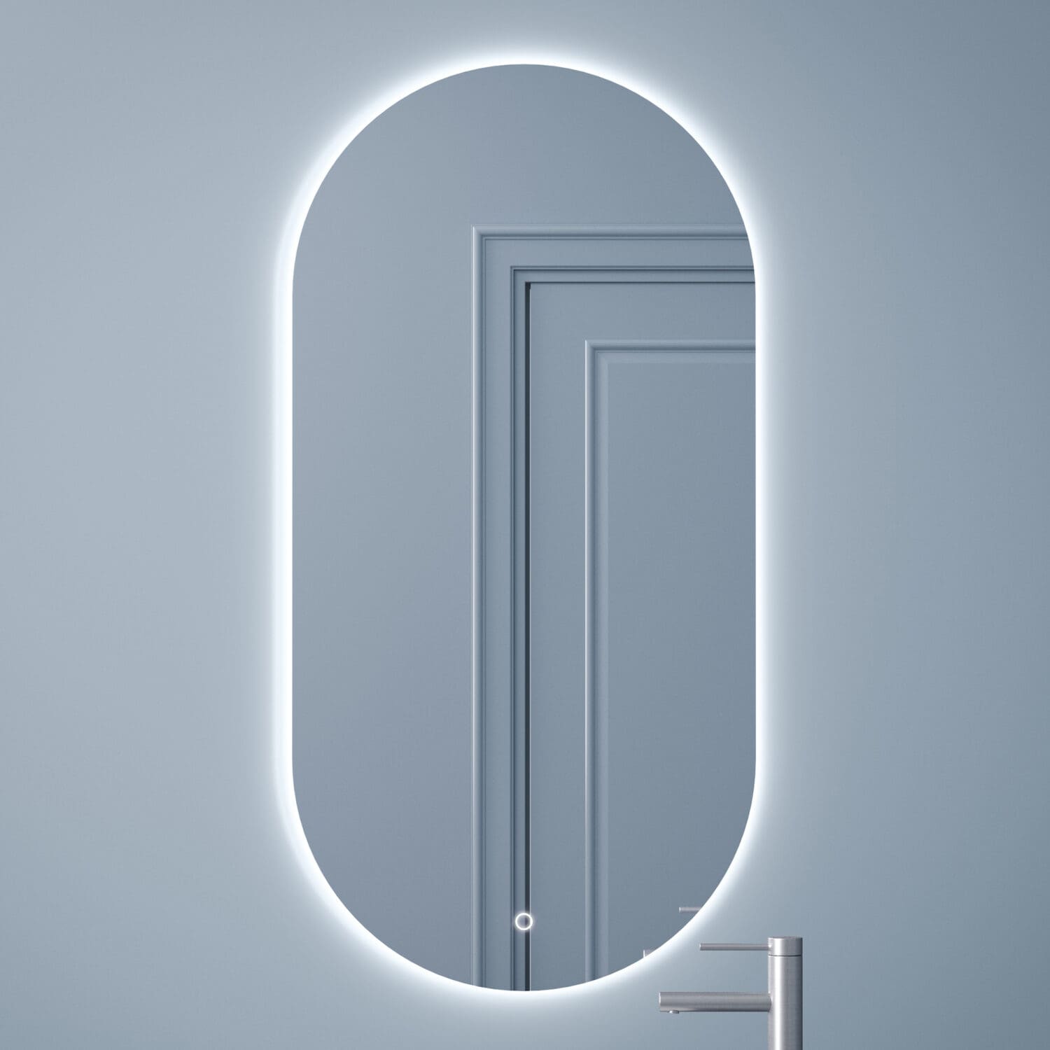Oval Cool Light LED Mirror - Reno Spares