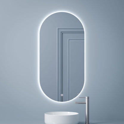 Oval Cool Light LED Mirror - Reno Spares