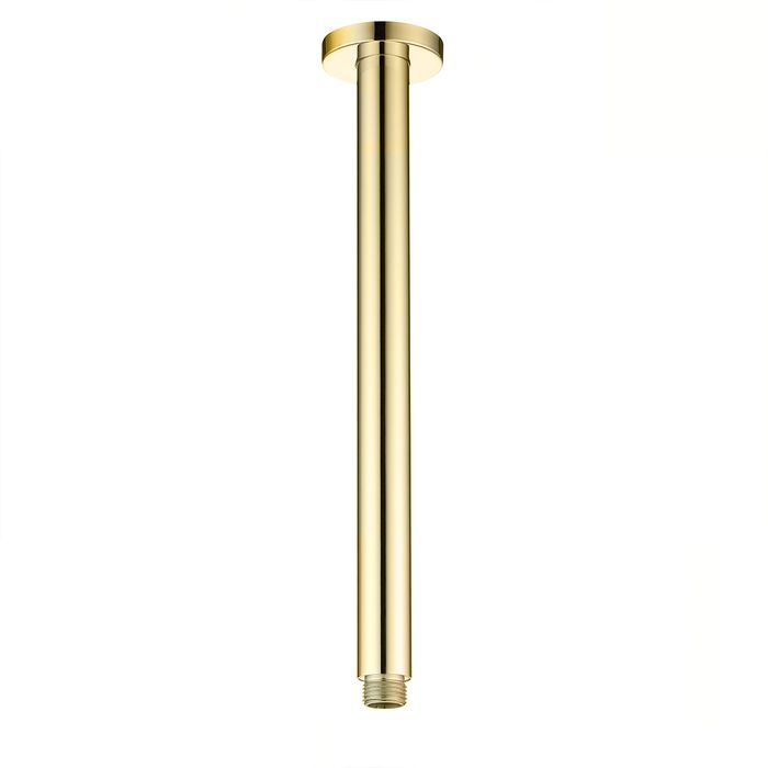 INSPIRE PAVIA CEILING SHOWER ARM ROUND 300MM BRUSHED