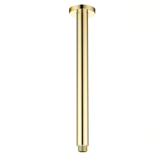 INSPIRE PAVIA CEILING SHOWER ARM ROUND 300MM BRUSHED