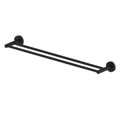 Poco Double Towel Rail 760mm - Black