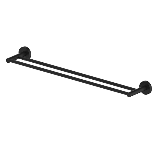 Poco Double Towel Rail 760mm - Black