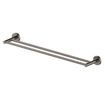 Poco Double Towel Rail 760mm - Gun Metal