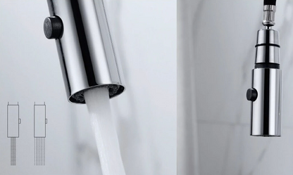 Nero Pearl Sink Mixer with Pull Out Spray
