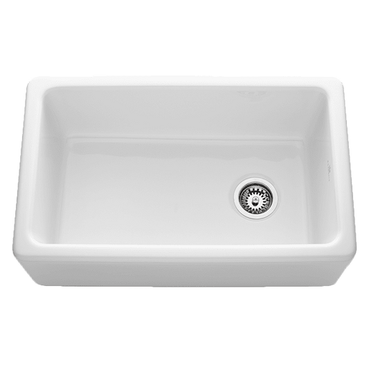 Chambord Philippe II Single Bowl Fireclay White