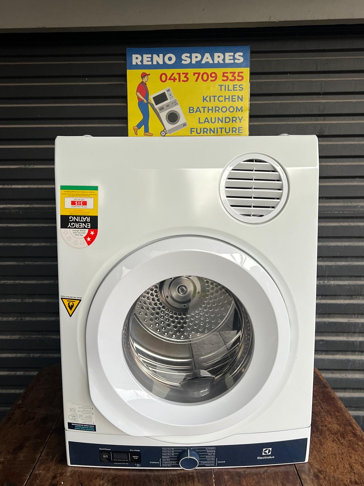 Electrolux EDV705HQWA 7kg White Vented Tumble Dryer – SensorDry & Reverse Tumble (Quality Used, Trade-Tested)