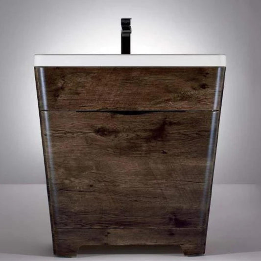 BELBAGNO PIRAMID CHESTNUT 800MM FLOOR STANDING VANITY