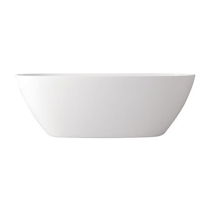 Pilato Freestanding Bathtub - 1700mm / Matt White